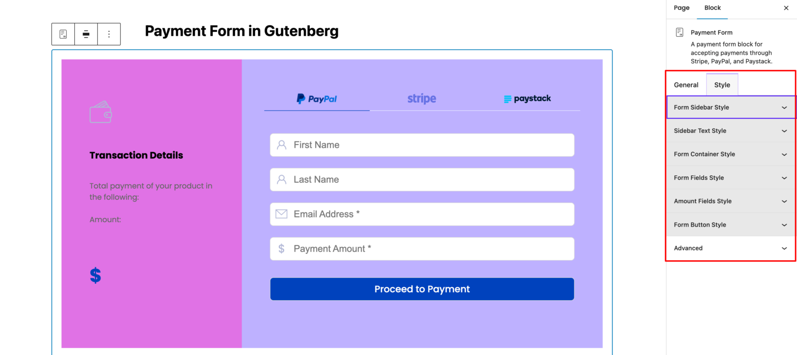 Better Payment Introduces Gutenberg Payment Form Block for WordPress 7