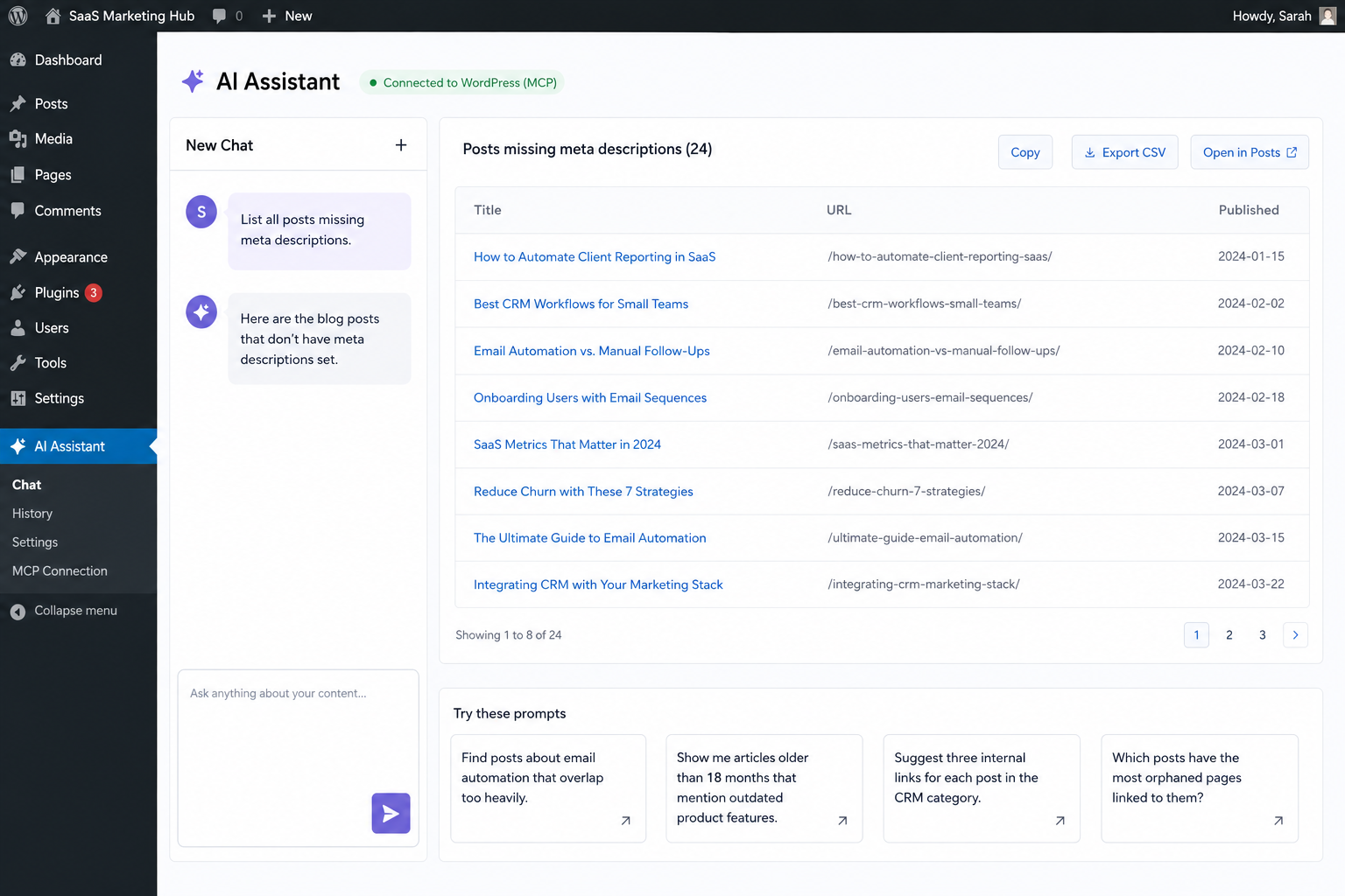 How to Use MCP with WordPress: A Practical Guide for 2026 - WPDeveloper AI-Assisted Blog Writing