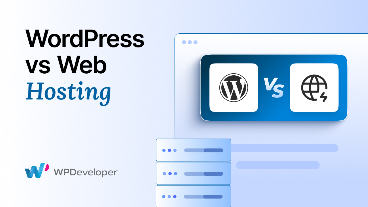 WordPress vs Web Hosting